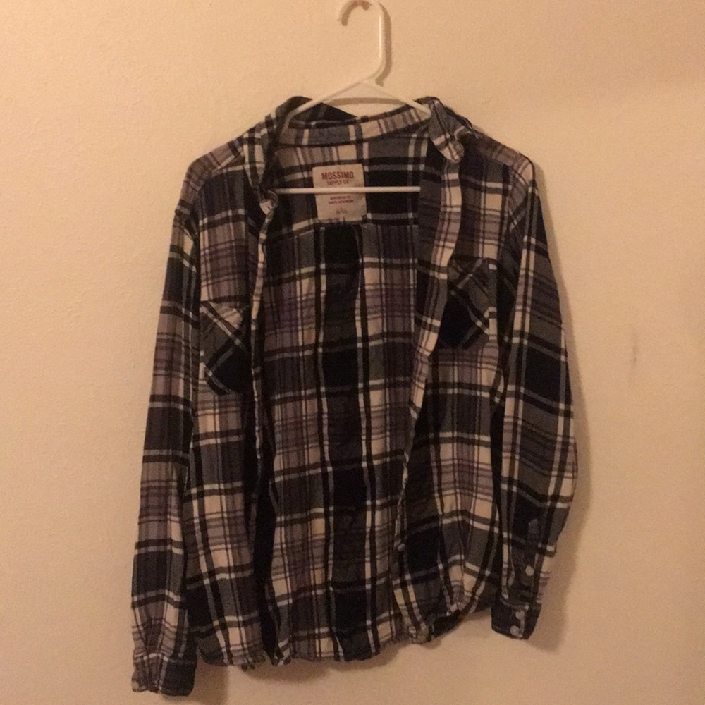 Black and white flannel